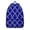 Blue, variant on Unisex Bohemian Print Backpack, Chic Boho Zipper Rucksack with Front Pocket, Lightweight Daypack for School University Work Commute, Wonderful Gift Choice