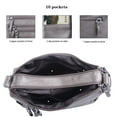 thumbnail image 5 of 10 Pockets Crossbody Purses for Women Medium Pocketbooks Lightweight Ladies Satchel Bag Multi Pocket Shoulder Handbag, 5 of 5