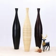 thumbnail image 6 of DTX Intl. 35” Tall Handcrafted Natural Bamboo Bottle Floor Vase, 6 of 7