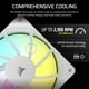 thumbnail image 5 of Ventilador CORSAIR RS120 ARGB 120 mm PWM Daisy-Chain blanco, 5 of 7