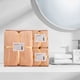 thumbnail image 1 of Set de regalo de 3 toallas de baño de terciopelo | Fibra de terciopelo suave y superabsorbente | Incluye toalla de baño de 70 x 140 cm + 2 toallas de mano | Secado rápido, lavable a máquina | Beige, 1 of 5