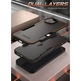 thumbnail image 6 of Poetic Neon Case for iPhone 14, Dual Layer Heavy Duty Drop Protection, Black, 6 of 6