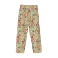 thumbnail image 4 of Kdxio Retro Geometry Print Men's Sleep Pajama Pant Lounge Pants with Pockets, 4 of 8