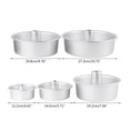 thumbnail image 5 of 4/5/7/9/10Inch Aluminum Alloy Round Cake Pan Removable Bottom Hollow Chimne Mold, 5 of 17