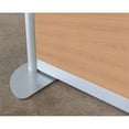 thumbnail image 3 of SpaceMakers 6 Panel 78" x 76" Modern Stationary Room Divider in Oak, 3 of 5