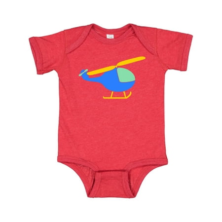 

Inktastic Cute Blue Helicopter Gift Baby Boy or Baby Girl Bodysuit