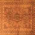thumbnail image 1 of Ahgly Company Indoor Square Persian Orange Traditional Area Rugs, 4' Square, 1 of 1