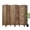 Brown, variant on Room Dividers and Folding Privacy Screens, Wood Louvered Separators Divider Wall for Home Office Bedroom,White