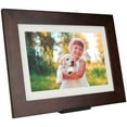 Brookstone PhotoShare 10" Smart Digital Picure Frame in Espresso