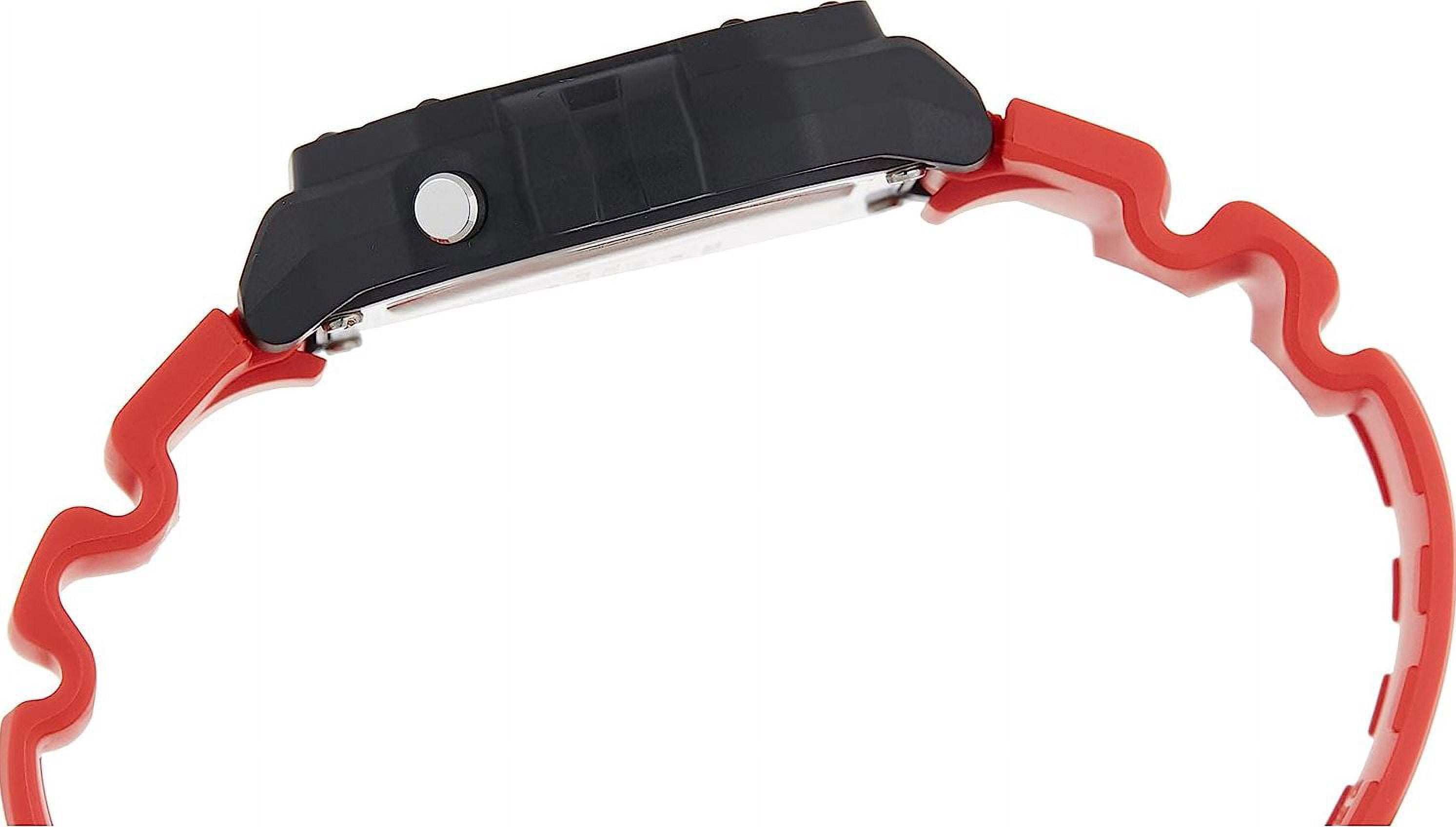 Casio Men's Digital Quartz Red Resin Strap Watch W-218H-4BVEF
