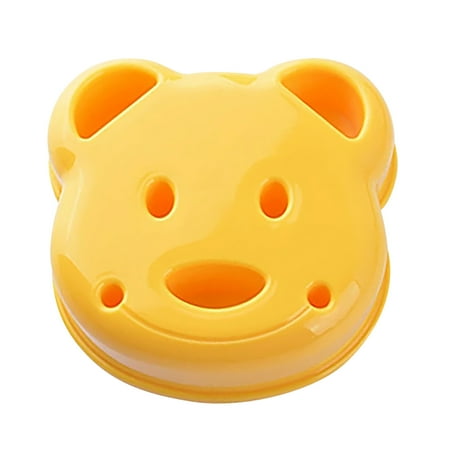 

Laxiabr Biscuit Cutterbiscuit Moulds Kitchen Breakfast Bear Sandwich Cake Make Tool Bread Sandwich Diy Home Making Accessories (Yellow One Size)