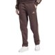 thumbnail image 4 of Pantalones de forro polar adidas Essentials de 3 rayas con dobladillo abierto, color marrón, 4 of 7