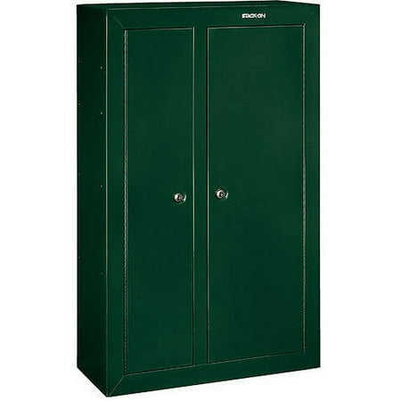 Stack-On 10 Gun Double Door Security Cabinet, Hunter Green