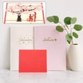 thumbnail image 4 of Love Anniversary Card For Wife Lovers 2 Pcs Cherry Blossoms Commemorative Paper Cards Memorial Gifts, 4 of 6