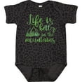 thumbnail image 3 of Inktastic Life's Better Mountains Girls Baby Bodysuit, 3 of 5