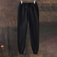 thumbnail image 5 of TrendOFT Women's Joggers with Pockets High Waisted Sweatpants Tapered Leg Drawstring Lightweight Athletic Pants Black XL, 5 of 6