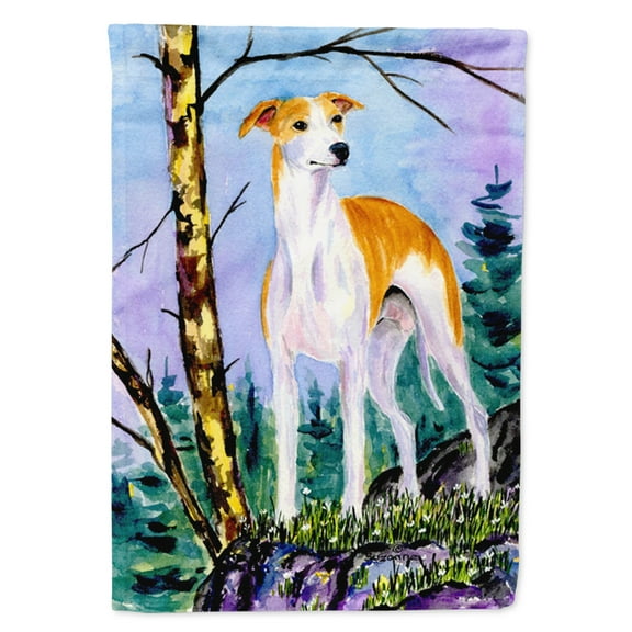 Caroline's Treasures SS8662-FLAG-PARENT Whippet Flag, , multicolor