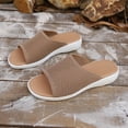 thumbnail image 4 of Willtoo Women's Orthopedic Sandals Wide Width Wedge Casual Summer Sandals Flats Comfortable Orthopedic Slipper, 4 of 6