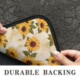 thumbnail image 6 of Beige Sunflower Cluster Pattern Door Rugs,Washable Non Slip Door Mats Indoor,Decorative Door Mats,Entry Mat Indoor for Entrance,Bedroom,Kitchen,Bathroom,30"x17", 6 of 6