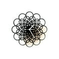 thumbnail image 3 of Ardeola - Rings Black - 16 in Analog Battery-Powered Traditional, Classic, Modern Retro 70s and 80s Wall Clock, 3 of 9