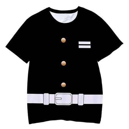 

Little Boys Short T-Shirt Tops Print Sleeve Clothes Casual Tops