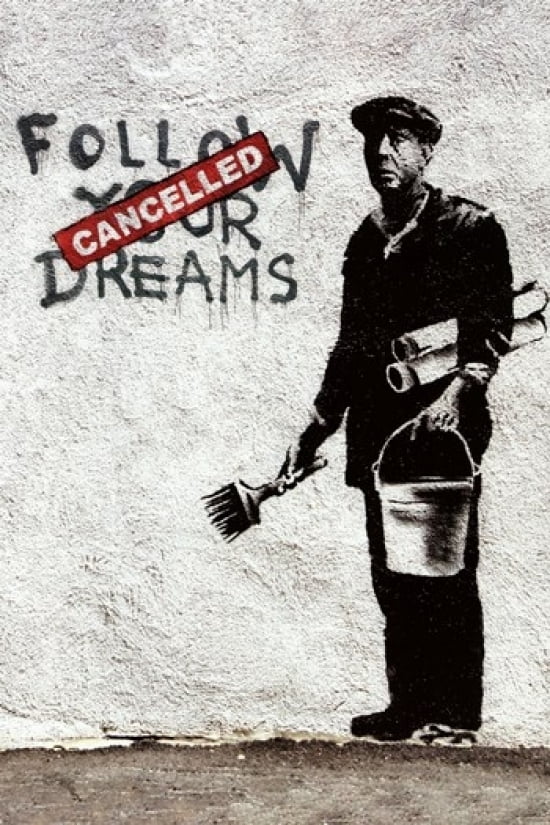 Banksy Dreams Follow Your Dreams Poster Poster Print Item Varxps1290 Walmart Com