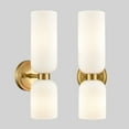 thumbnail image 5 of Moose 2-Light Modern Wall Sconces with Opaque Glass Shades, Set of 2, 5 of 7