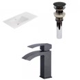 thumbnail image 1 of American Imaginations 35.5-in. W 1 Hole Ceramic Top Set In White Color - Overflow Drain Incl. AI-29866, 1 of 9