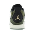 thumbnail image 3 of Nike Jordan 4 Retro SE Craft PS Boys Shoes Size 11, Color: Medium Olive/Pale Vanilla, 3 of 5