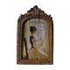 thumbnail image 1 of Marco de fotos antiguo para escritorio y para colgar en la pared Marco de fotos vintage en relieve para 19 cm x 12 cm, 1 of 9
