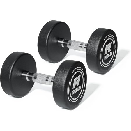 PVC Encased Round Dumbbell Set – Adjustable Weight Options with Knurled Handles and Optional Rack for Home Gym Strength Training