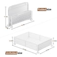 thumbnail image 3 of Flycity 2 Pack Foldable Under Bed Storage, Under the Bed Storage Containers with Wheels, Storage Organizer Bins for Bedroom Clothes Shoes Blankets - White, 3 of 8