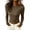 Coffee, variant on Long Sleeve Shirts for Women, Women Long Sleeve Shirts Rib Knit Slim Fit Tops Basic Tee 2026 Fall Outfits Casual T-Shirt Underscrubs Layer Clothes