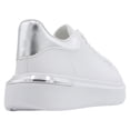 thumbnail image 3 of Tenis con cordones Exterior Piel vegana Color Blanco Para Mujer De RBCOLLECTION, 3 of 3
