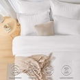 thumbnail image 4 of Cozylux Twin Comforter Set With Sheets 5 Pieces, White Seersucker Textured Bed In A Bag For Girls, Luxury Soft Bedding Set With Down Alternative Comforter, Sheets, Pillowcases & Shams For All Seasons, 4 of 4