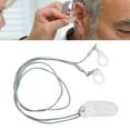 thumbnail image 3 of Clip para audibono bte con cordón antipérdida, conveniente y duradero, adecuado para adultos y niños con bucles de silicona de 7 mm, 9 mm y 11 mm, Estuche de transporte gris gris, 3 of 7