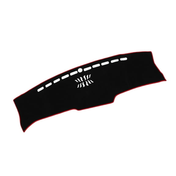Unique Bargains Dashboard Covers for Hyundai Tucson 10.25 " Head-Up Display Non-Slip Polyester Black, Red Front