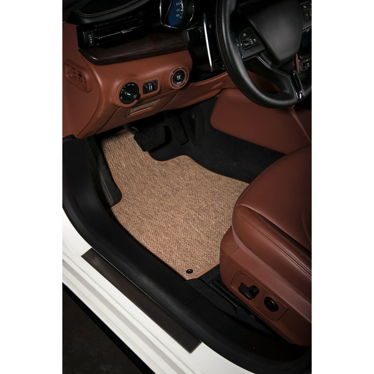 GGBAILEY GMC Sierra 2500 HD 2 Door Reg Cab Beige All-Weather Textile Carpet Car Mats, Custom Fit 2011-2018 Driver&Passenger Mats