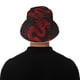 thumbnail image 5 of Balery Red Dragon On Black Sombreros para el sol para hombre y mujer, sombrero de pescador con UPF 50+, 5 of 6