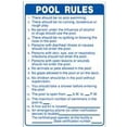 thumbnail image 2 of National Stock Sign SC Pool Rules 24 inch X 36 inch 2436SCPL, 2 of 2