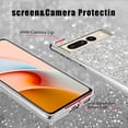 thumbnail image 4 of Compatible with Google Pixel 7 Pro Case Glitter Bling Google Pixel 7 Pro Phone Case for Girls Cute Bumper Shockproof Protective Cases (Silver), 4 of 14