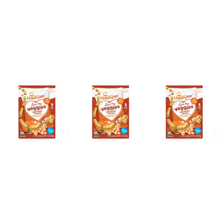 (3 Pack) Happy Tot Love My Veggies Chickpea Straws, Sweet Potato & Rosemary, 1.25 (Best Sweet Potato Chips)