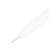 thumbnail image 3 of INSPIRE CHIC Women's Hollow Flower Shoestrings 2.5cm Width Flat Embroidered Laces Shoelace 2 Pairs White 60cm/23.62", 3 of 6