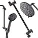 thumbnail image 3 of Hotel Spa 11" Solid Brass Adjustable Shower Extension Arm with Lock Joints. Lower or Raise Any Rain or Handheld Showerhead to Your Height & Angle / 2-Ft Range - Universal Connection, Oil Rubbed Bronze, 3 of 4