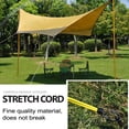 thumbnail image 2 of Amdohai 5 Pcs Ensemble Extérieur Elastic Tente Fixer Rope Camping Auvent Bagages Boucle Extensible Clou de Sol Regroupement Rope, 2 of 8
