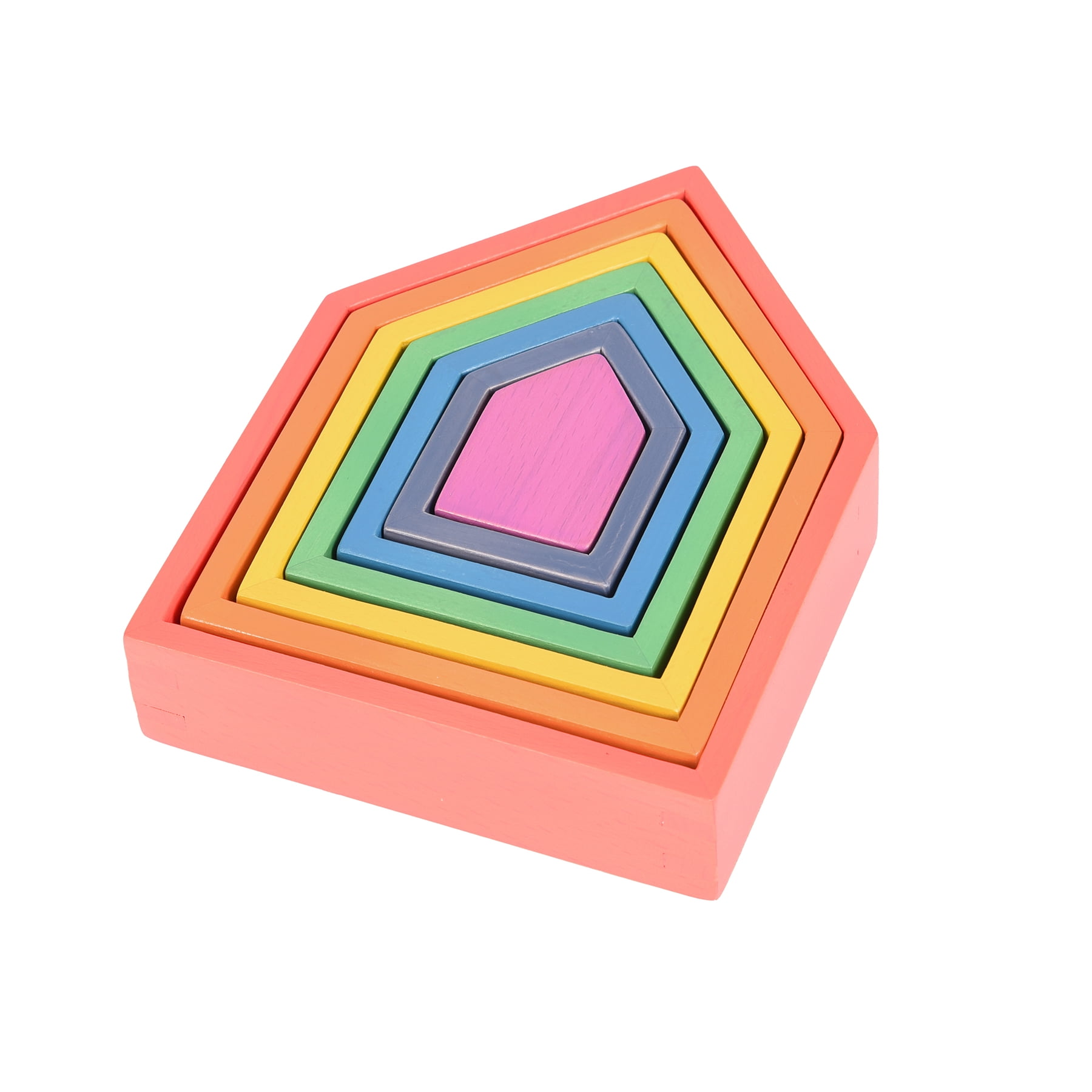 TickiT Rainbow Architect Houses - Set of 7