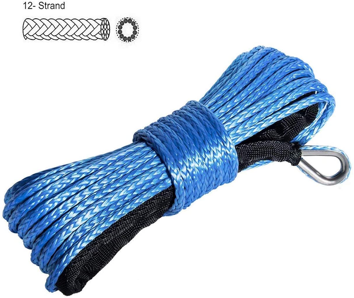 4x4 ATV/UTV SUV 1/4-inch Winch Recovery Cable 1/4 x 50ft, Gray 1/4-50 feet Gray Synthetic Winch Rope Truck Boat Ramsey Great for Off Road ATVs Winches 4x4 ATV/UTV SUV 1/4-inch Winch Recovery Cable 1/4 x 50ft, Gray 1/4-50 feet Gray Synthetic Winch Rope Truck Boat Ramsey Great for Off Road ATVs Winches