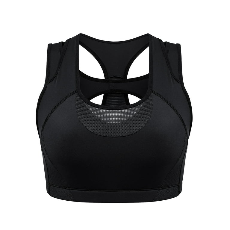 maskred Women Sports Bra Wireless Fitness Workout Gym Running