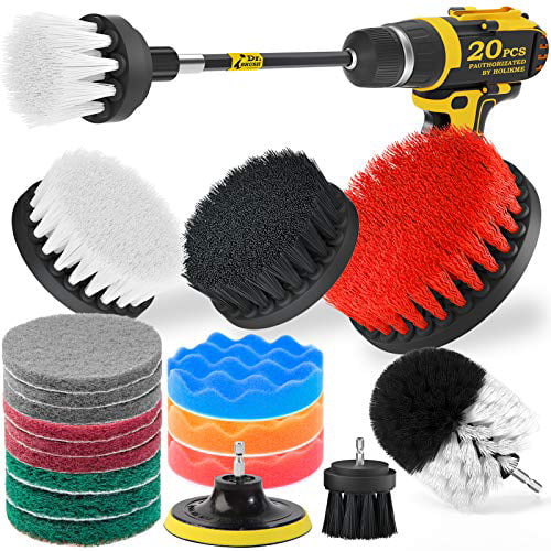 Drill Brush Scrub Pads set 4-31 Piece Power Scrubber Cleaning Kit All Purpose 
