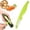 Green, variant on Stainless Steel Swivel Vegetable Peeler, Upgrade Soft Grip Handle Perfect Kitchen Peeler for Veggie Potato Carrot, 19x3cm, 1 Peeler